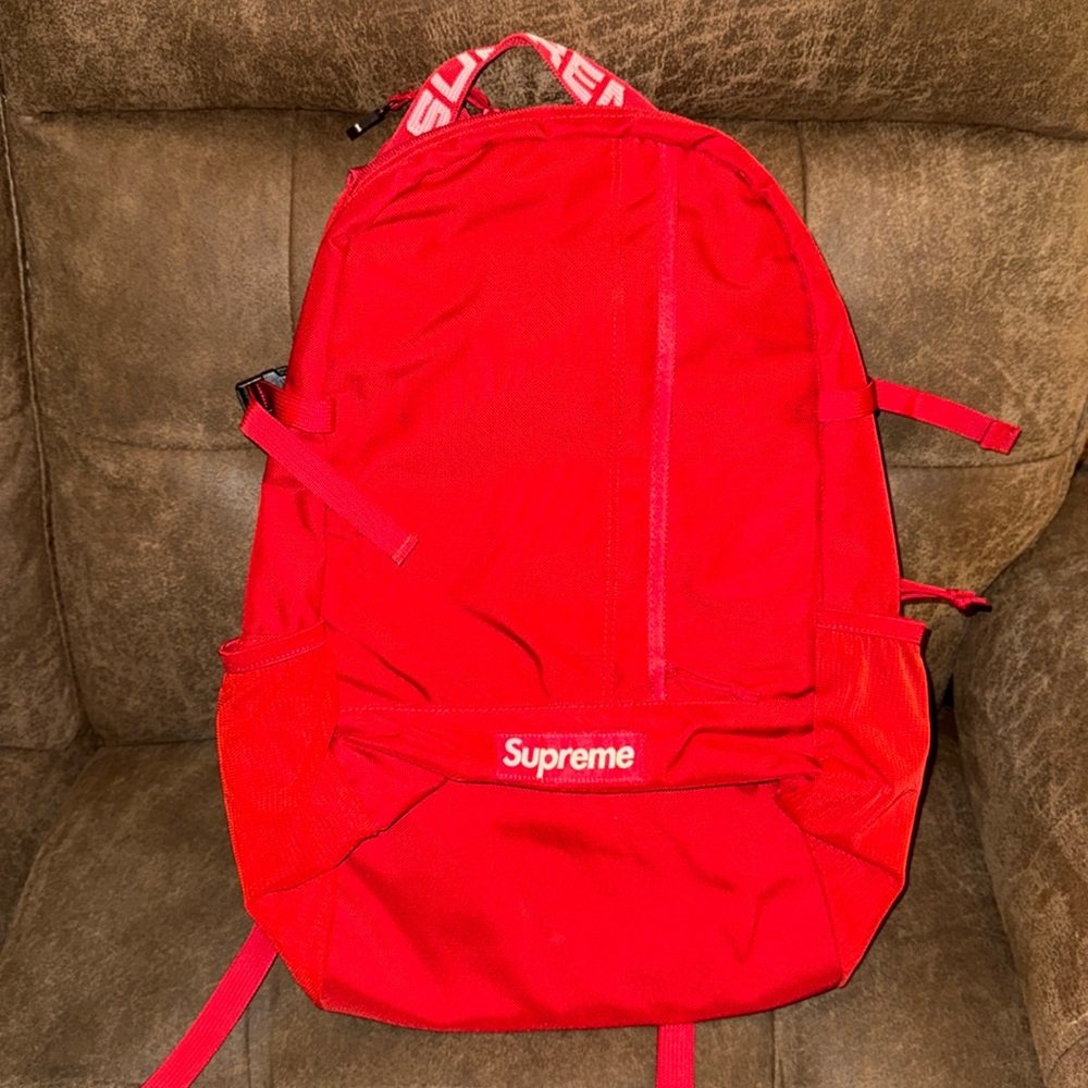 Supreme Red Backpack - image 1